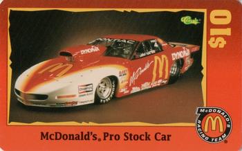 1996 Classic McDonald's Racing Phone Cards #9 Jim Yates Front