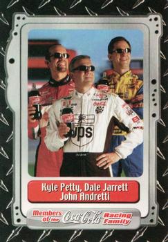 2001 Coca-Cola Racing Family #NNO John Andretti / Dale Jarrett / Kyle Petty Front
