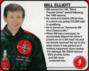 2001 Coca-Cola Racing Family Case #NNO Bill Elliott Front