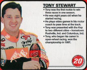 2001 Coca-Cola Racing Family Case #NNO Tony Stewart Front