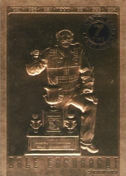 2001 23KT Gold Collectibles Dale Earnhardt 7 Time Winston Cup Champion - Black Stamp #NNO Dale Earnhardt Front