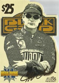 1996 Finish Line Black Gold - Jumbo Die Cut Phone Cards #NNO Jeff Gordon Front