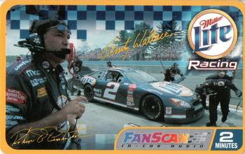 2002 FanScan Miller Lite Racing #NNO Robin Pemberton / Rusty Wallace Front