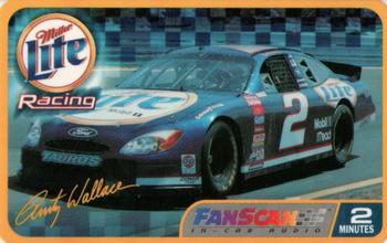 2002 FanScan Miller Lite Racing #NNO Rusty Wallace Front