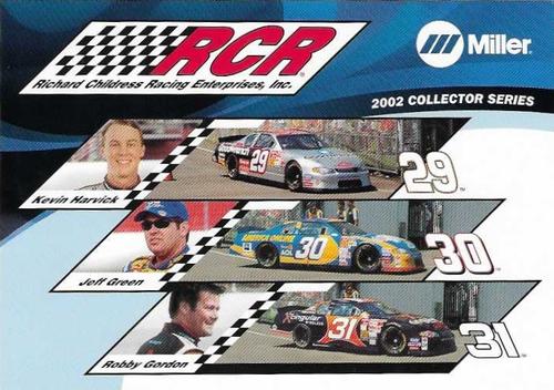 2002 Miller Motorsports #NNO Richard Childress Racing Enterprises, Inc. Front