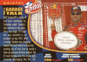 2003 Fritos Collector Card Series #24 Jeff Gordon Front