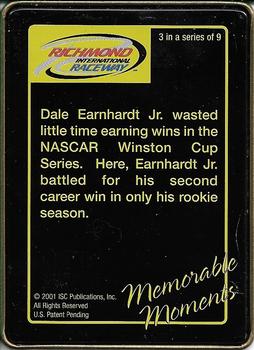 2001 ISC Memorable Moments #3 Dale Earnhardt Jr. Back