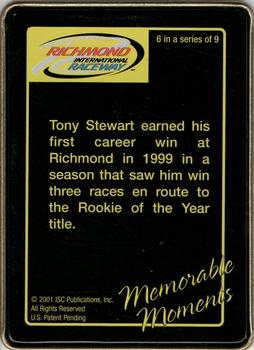 2001 ISC Memorable Moments #6 Tony Stewart Back