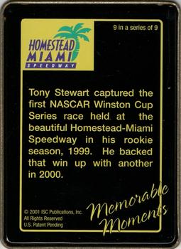 2001 ISC Memorable Moments #9 Tony Stewart Back