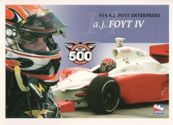 2005 Indianapolis 500 #NNO A.J. Foyt IV Front