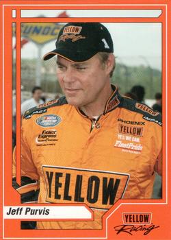 2004 Yellow Racing #6 Jeff Purvis Front
