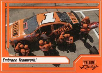 2004 Yellow Racing #19 Embrace Teamwork! Front