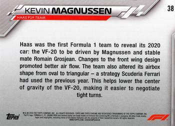 2020 Topps Chrome Formula 1 #38 Kevin Magnussen Back