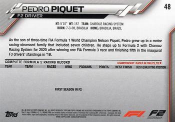2020 Topps Chrome Formula 1 #48 Pedro Piquet Back