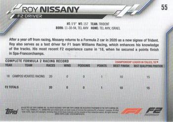 2020 Topps Chrome Formula 1 #55 Roy Nissany Back