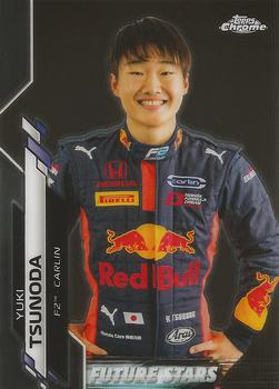 2020 Topps Chrome Formula 1 #60 Yuki Tsunoda Front