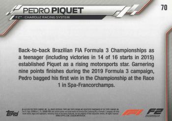 2020 Topps Chrome Formula 1 #70 Pedro Piquet Back