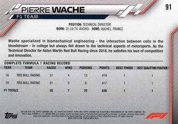 2020 Topps Chrome Formula 1 #91 Pierre Wache Back