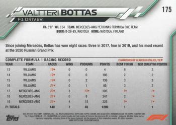 2020 Topps Chrome Formula 1 #175 Valtteri Bottas Back