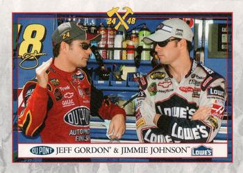 2005 Press Pass Dupont / Lowe's Racing #JGM 3 Jeff Gordon / Jimmie Johnson Front
