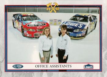 2005 Press Pass Dupont / Lowe's Racing #JGM 8 Ashley Nicholson / Lynn Hess Front