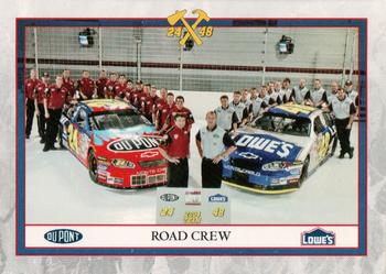 2005 Press Pass Dupont / Lowe's Racing #JGM 10 Road Crew Front