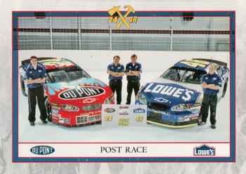 2005 Press Pass Dupont / Lowe's Racing #JGM 16 Post Race Front