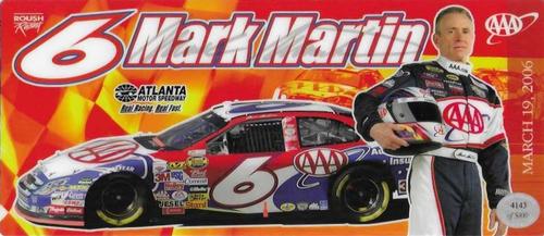 2006 AAA #2 Mark Martin Front
