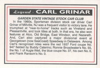 1997 Motorsports '97 Racing Legends #97-9 Carl Grinar Back