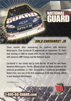 2008 National Guard #NNO Dale Earnhardt Jr. Back