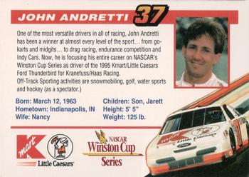 1995 Kmart Little Caesars #NNO John Andretti Back