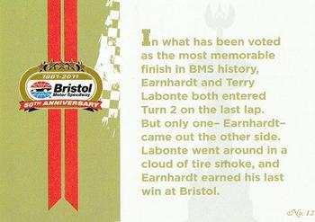 2011 Bristol Motor Speedway The First 50 Years #12 Earnhardt's Epic Finish Back