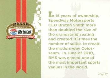 2011 Bristol Motor Speedway The First 50 Years #17 50 Years Later Back