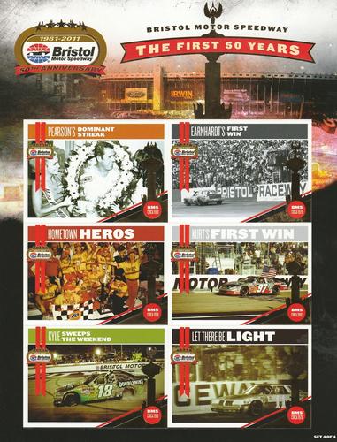 2011 Bristol Motor Speedway The First 50 Years - Panels #4 Set 4 of 4 Front