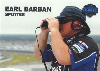 2013 Lowe's Racing #01 Earl Barban Front