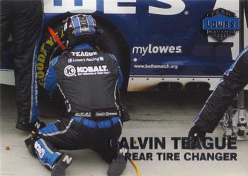 2013 Lowe's Racing #25 Calvin Teague Front