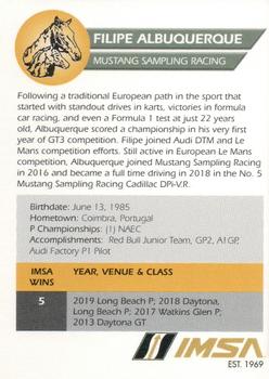 2019 Mustang Sampling Series Three #NNO Filipe Albuquerque Back