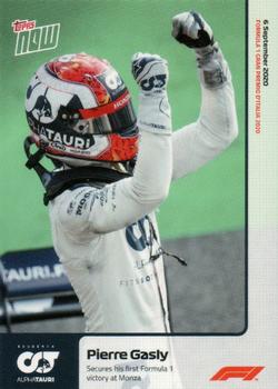 2020 Topps Now Formula 1 #001 Pierre Gasly Front