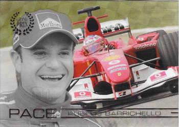 2005 Futera Grand Prix - Pace #02 Rubens Barrichello Front