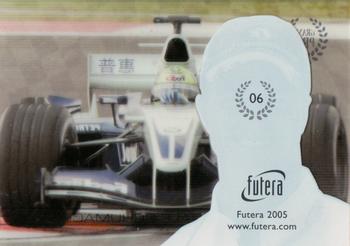 2005 Futera Grand Prix - Pace #06 Ralf Schumacher Back