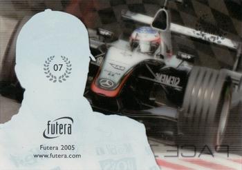 2005 Futera Grand Prix - Pace #07 Kimi Raikkonen Back