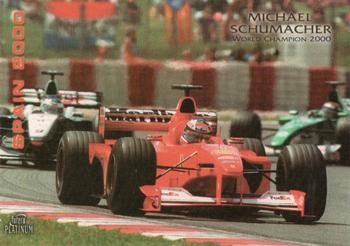 2000 Futera Michael Schumacher Platinum #NNO Michael Schumacher Front