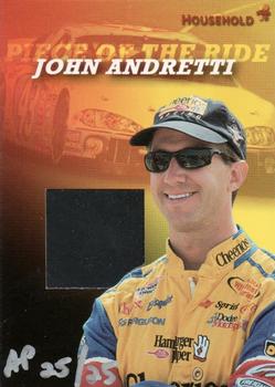 2001-02 Super Shots Sports Piece of the Ride Promos - Artist Proof #TC-JA John Andretti Front