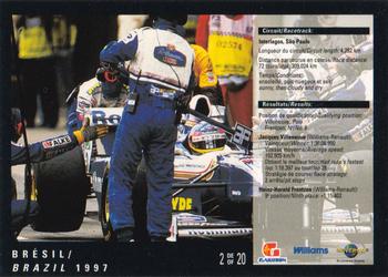 1998 Gailuron L'ete Des Champions Williams Racing #2 Jacques Villeneuve Back