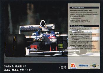 1998 Gailuron L'ete Des Champions Williams Racing #4 Heinz-Harald Frentzen Back