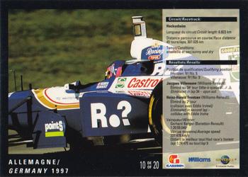 1998 Gailuron L'ete Des Champions Williams Racing #10 Heinz-Harald Frentzen Back
