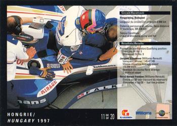 1998 Gailuron L'ete Des Champions Williams Racing #11 Jacques Villeneuve Back