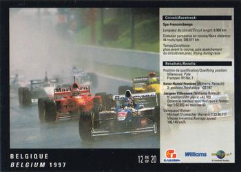 1998 Gailuron L'ete Des Champions Williams Racing #12 Jacques Villeneuve Back