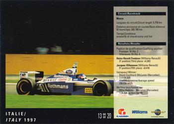 1998 Gailuron L'ete Des Champions Williams Racing #13 Jacques Villeneuve / Mika Hakkinen Back