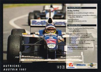 1998 Gailuron L'ete Des Champions Williams Racing #14 Jacques Villeneuve / Heinz-Harald Frentzen Back